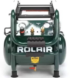 Rolair VT25BIG 2.5HP Air Compressor with Folding Handle – Portable Direct Drive Compressor