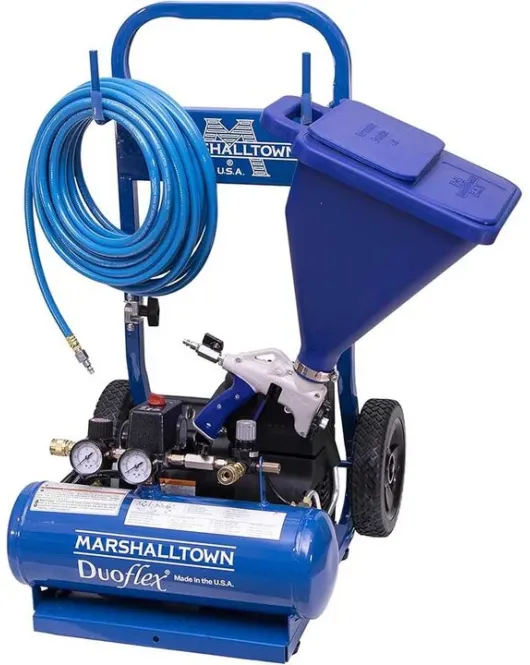 Marshalltown 2HP Electric Air Compressor with 2.1 Hopper Gun – 8.3/6.2 CFM 115V Texture Sprayer Compressor Marshalltown 2HP Electric Air Compressor with 2.1 Hopper Gun – 8.3/6.2 CFM 115V Texture Sprayer Compressor