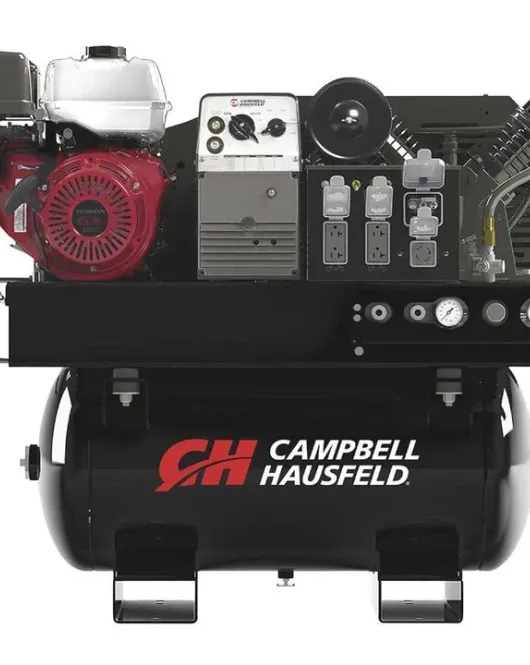 Campbell Hausfeld 30 Gallon 3-in-1 Air Compressor Generator Welder with Honda GX390 Engine Campbell Hausfeld 30 Gallon 3-in-1 Air Compressor Generator Welder with Honda GX390 Engine