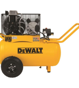 DEWALT 20 Gallon 200 PSI Portable Horizontal Electric Air Compressor DXCM201