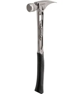 Stiletto TIBONE 15oz Milled/Curved Titanium Framing Hammer – Replaceable Steel Face (TIB15MC)