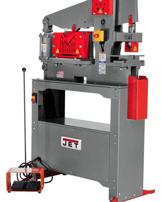 JET JIW-45T 45-Ton Hydraulic Ironworker – Multi-Station Metal Fabrication Machine, 115V JET JIW-45T 45-Ton Hydraulic Ironworker – Multi-Station Metal Fabrication Machine, 115V