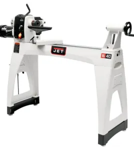 JET 16 x 40-Inch Electronic Variable Speed Wood Lathe – 1.5 HP 115V Woodturning Lathe (JWL-1640EVS)