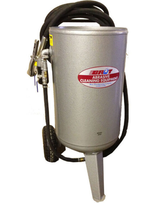 Brut 300 lb Pressure Fed Abrasive Sand Blaster – Heavy-Duty Industrial Portable Media Blaster (300H)
