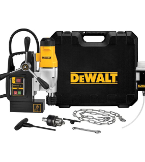 DEWALT DWE1622K 2-Inch 2-Speed Magnetic Drill Press – 10 Amp Heavy-Duty Steel Drilling System