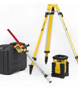 STABILA LAR 300 Rotary Laser Full Set – Professional Self-Leveling Outdoor Construction Laser Kit