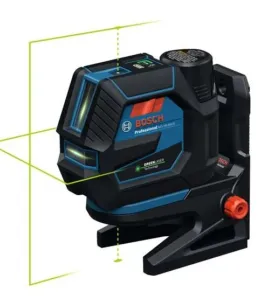 Bosch 12V Max Green-Beam Cross-Line Laser Level – Self-Leveling High-Visibility Layout Tool