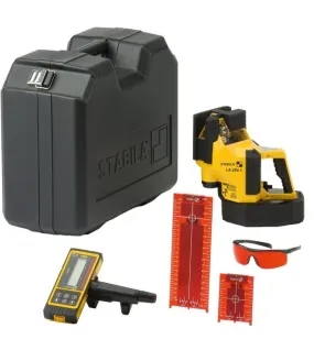 Stabila LA 180 Layout Laser Level Set – Professional Auto Alignment Multi-Line Layout Station