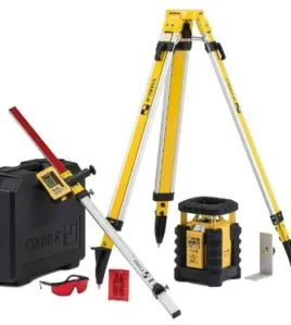 Stabila LAR 350 Rotary Laser Level Set – Professional Self-Leveling Rotary Laser Kit