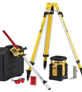 Stabila LAR 350 Rotary Laser Level Set – Professional Self-Leveling Rotary Laser Kit
