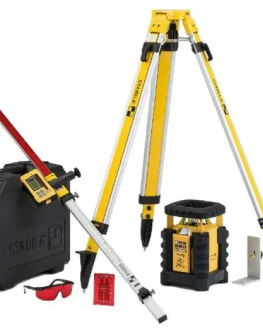 Stabila LAR 350 Rotary Laser Level Set – Professional Self-Leveling Rotary Laser Kit Stabila LAR 350 Rotary Laser Level Set – Professional Self-Leveling Rotary Laser Kit
