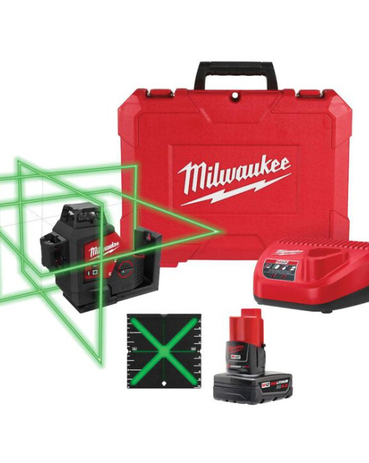DEWALT 20V MAX XR 360° Remote Control Line Laser Kit – Professional Self-Leveling Green Beam Layout System DEWALT 20V MAX XR 360° Remote Control Line Laser Kit – Professional Self-Leveling Green Beam Layout System