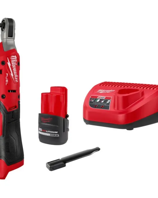 Milwaukee M12 FUEL 1/4 in. Cordless Ratchet Kit