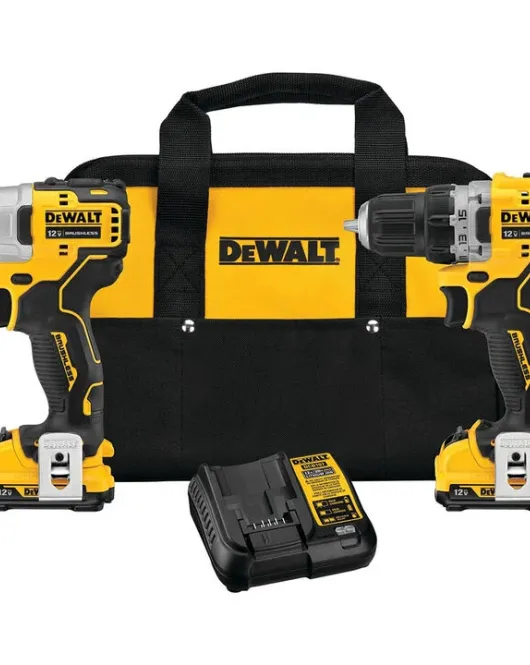DEWALT 12V MAX XR Brushless Drill & Impact Driver Combo Kit DEWALT 12V MAX XR Brushless Drill & Impact Driver Combo Kit