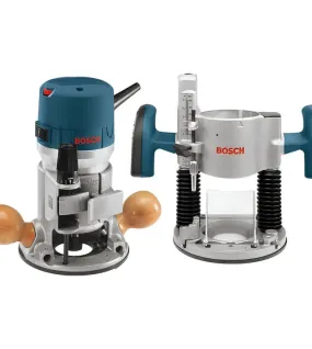 Bosch 2.25 HP Plunge & Fixed-Base Router Combo Kit