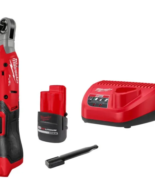 Milwaukee M12 FUEL 1/2 in. Cordless Ratchet Kit