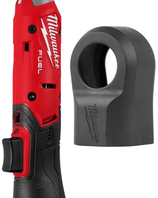 Milwaukee M12 FUEL 3/8 in. Cordless Ratchet Bare Tool with Protective Boot Bundle
