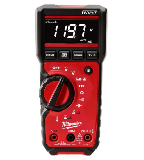 Milwaukee Digital Multimeter with True RMS Measurement & CAT III 600V Safety Rating