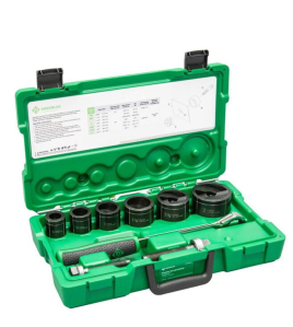 Greenlee Manual Knockout Punch Set – Professional Slug-Buster Conduit Punch Kit