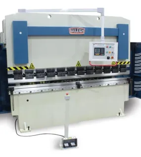 Baileigh BP-11210CNC 112-Ton Hydraulic CNC Press Brake – 8 Ft Industrial Sheet Metal Bending Machine