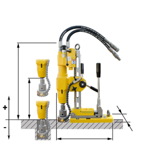 CS Unitec 4" Hydraulic Magnetic Drill – Heavy-Duty Industrial Mag Drill Machine