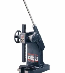 Dake 1-1/2 Ratchet Lever Arbor Press 3 Ton Heavy-Duty Manual Shop Press