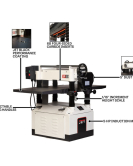 JET 20" Helical Head Planer – 5HP 1PH Heavy-Duty Wood Thickness Planer (Black Series) JET 20" Helical Head Planer – 5HP 1PH Heavy-Duty Wood Thickness Planer (Black Series)