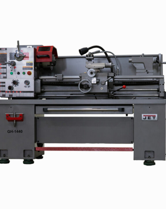 JET GH-1440-3 14 x 40 Gear Head Lathe with Acu-Rite 203 DRO & Taper Attachment Kit – Industrial Precision Metal Lathe JET GH-1440-3 14 x 40 Gear Head Lathe with Acu-Rite 203 DRO & Taper Attachment Kit – Industrial Precision Metal Lathe