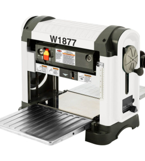 Shop Fox 13-Inch 2HP Portable Thickness Planer with Spiral-Style Cutterhead