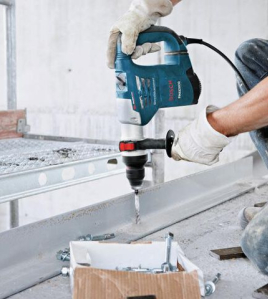 Bosch 1-1/4 Inch SDS-PLUS Rotary Hammer with Quick-Change Chuck System