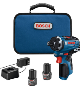 Bosch 12V Max 1/4 Inch Hex 2-Speed Cordless Screwdriver Kit
