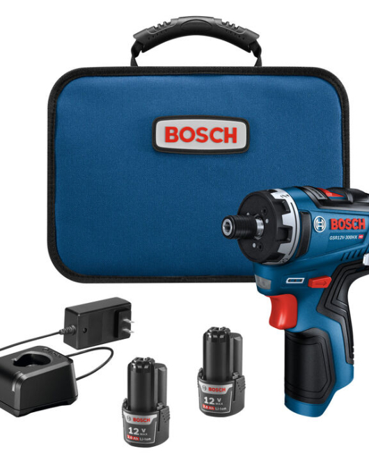 Bosch 12V Max 1/4 Inch Hex 2-Speed Cordless Screwdriver Kit Bosch 12V Max 1/4 Inch Hex 2-Speed Cordless Screwdriver Kit