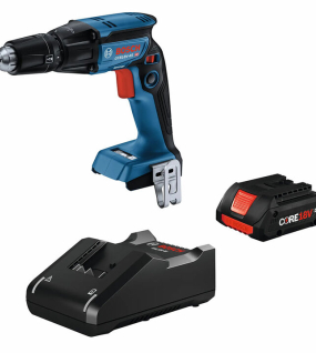 Bosch 18V 1/4 Inch Hex Screwgun Kit with CORE18V 4.0Ah Compact Battery