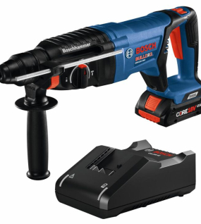 Bosch 18V EC SDS-PLUS Bulldog 1 Inch Rotary Hammer Kit