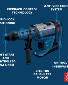 Bosch 18V SDS-Max 1-7/8 Inch Rotary Hammer Kit Bosch 18V SDS-Max 1-7/8 Inch Rotary Hammer Kit