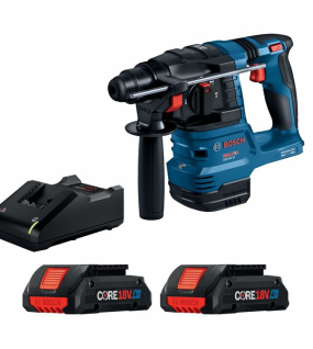 Bosch 18V SDS-PLUS Bulldog 3/4 Inch Rotary Hammer Kit Factory Reconditioned