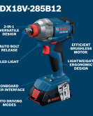 Bosch 18V Two-In-One Impact Driver Kit Factory Reconditioned Bosch 18V Two-In-One Impact Driver Kit Factory Reconditioned
