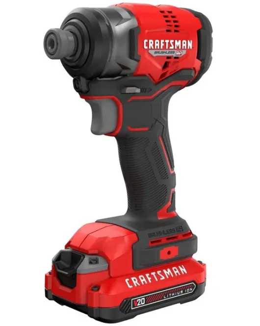 CRAFTSMAN V20 Brushless RP Cordless 1/4 Inch Impact Driver Kit with One Battery CRAFTSMAN V20 Brushless RP Cordless 1/4 Inch Impact Driver Kit with One Battery