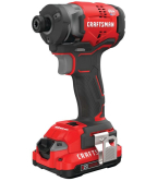 CRAFTSMAN V20 Cordless Brushless 1/4 Inch Impact Driver Kit