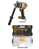 DEWALT 20V MAX Cordless Hammer Drill Bundle with 100-Piece Bit Set – Professional Drill Kit DEWALT 20V MAX Cordless Hammer Drill Bundle with 100-Piece Bit Set – Professional Drill Kit