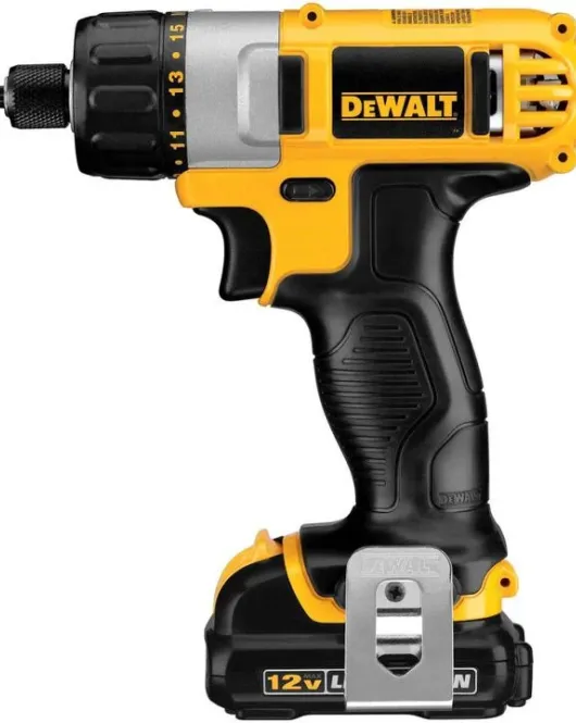 DEWALT 1/4-Inch Cordless Screwdriver Kit – Compact & Portable, Brushless