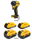 DEWALT 20V MAX 1/4 Inch Cordless Impact Driver – Battery Pack Bundle, Brushless Power Tool DEWALT 20V MAX 1/4 Inch Cordless Impact Driver – Battery Pack Bundle, Brushless Power Tool