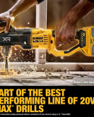 DEWALT 20V MAX XR 1/2 Inch Stud & Joist Drill – Bare Tool, Brushless Cordless DEWALT 20V MAX XR 1/2 Inch Stud & Joist Drill – Bare Tool, Brushless Cordless