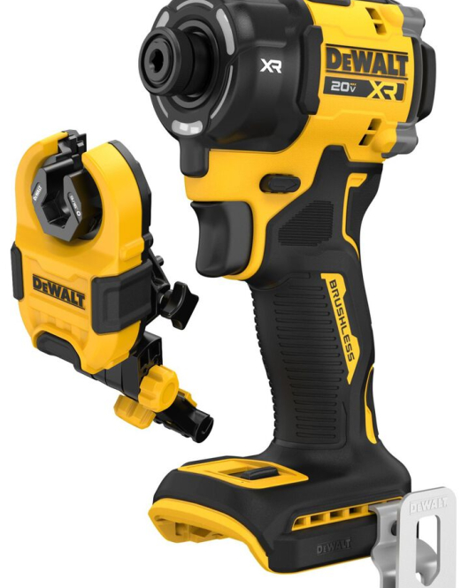 DEWALT 20V MAX XR 1/4 Inch Quiet Hydraulic Impact Driver – Nut Runner Attachment Bundle, Brushless Cordless (Bare Tool)