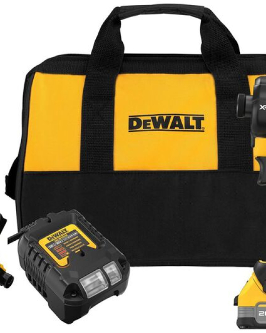 DEWALT 20V MAX XR 1/4 Inch Quiet Hydraulic Impact Driver Kit – Nut Runner Attachment Bundle, Brushless