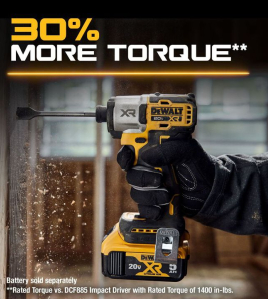 DEWALT 20V MAX XR 1/4 Inch Impact Driver – Brushless Cordless Bare Tool