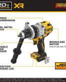 DEWALT 20V MAX XR Brushless Cordless 1/2 Inch Hammer Drill (Bare Tool) – High-Performance Power Tool DEWALT 20V MAX XR Brushless Cordless 1/2 Inch Hammer Drill (Bare Tool) – High-Performance Power Tool