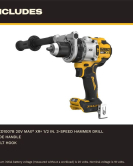 DEWALT 20V MAX XR Brushless Cordless 1/2 Inch Hammer Drill (Bare Tool) – High-Performance Power Tool DEWALT 20V MAX XR Brushless Cordless 1/2 Inch Hammer Drill (Bare Tool) – High-Performance Power Tool