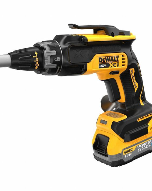 DEWALT 20V MAX XR Drywall Screwgun Kit – Brushless Cordless with Battery & Charger DEWALT 20V MAX XR Drywall Screwgun Kit – Brushless Cordless with Battery & Charger