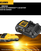 DEWALT 20V MAX XR PowerPack 4Ah Lithium-Ion Battery Kit (High Performance Cordless Tool Battery) DEWALT 20V MAX XR PowerPack 4Ah Lithium-Ion Battery Kit (High Performance Cordless Tool Battery)